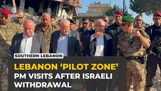 Lebanon PM visits first ‘pilot zone’ after Israeli withdrawal amid residents' anger