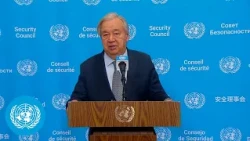 UN Chief on winner of the 2026 Nobel Peace Prize - Security Council Media Stakeout | United Nations