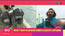 Un viaje especial: Nacho quiere llegar a Cartagena en bici junto a Milka, su perra