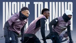 Physical prep and ball work at Real Madrid City!