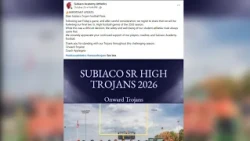 Subiaco Academy cancels remainder of football season