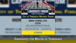 Bayou Time News 2026 Thibodaux Forum Candidates For Mayor