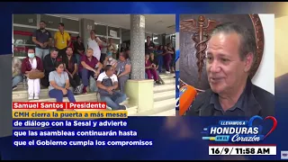 Presidente del CMH cierra las puertas a las mesas de diálogo y advierte continuidad de asambleas