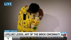 Kickin it at Art of the Brick Cincinnati