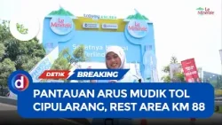 Pantauan Arus Mudik di Tol Cipularang, Rest Area KM 88 A