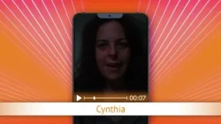 TV Oranje app video message - Cynthia