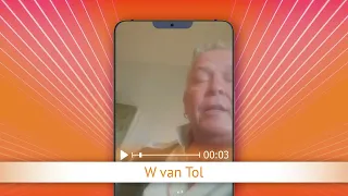 TV Oranje app video message - W van Tol