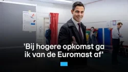 Premier Jetten bij stembus: 'Bij hogere opkomst ga ik van de Euromast af' | RTL Nieuws