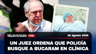 Televistazo 7PM🔴 Trial of Abdalá Bucaram: hearing fails due to his hospitalization | August 26, 2026