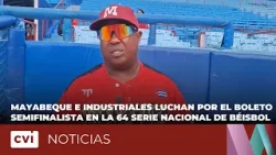 Mayabeque e Industriales luchan por el boleto semifinalista en la 64 Serie Nacional de Béisbol Mayabeque e Industriales luchan por el boleto semifinalista en la 64 Serie Nacional de Béisbol