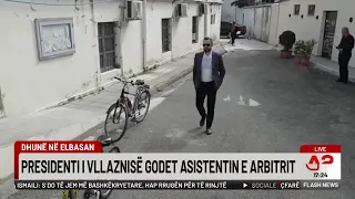 Dhunë në Elbasan, Presidenti i Vllaznisë godet asistentin e arbitrit
