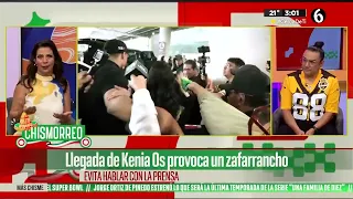 Kenia Os huye de la prensa tras preguntas de Dana y Belinda | El Chismorreo