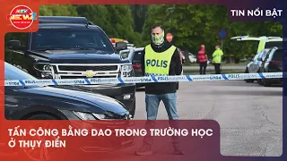 11:30 AM 08/22 AFP School attack in Sweden