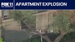 3 hurt in apartment explosion in Van Nuys