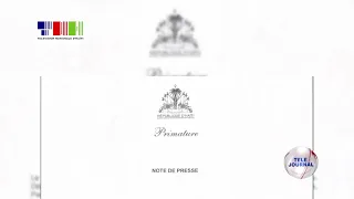 Prime Minister's Office/Death of Paul Cotin/Announcement of state funeral