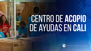 Terremoto: Ciudadela Petronio se convirtió en punto de acopio de donaciones en Cali