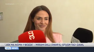 “Jien ma ngħixx f’bozza” – Miriam Dalli dwar il-qtugħ tad-dawl