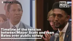 Timeline of the tension between Mayor Scott and Ivan Bates over public safety