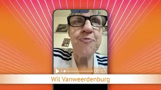 TV Oranje app video message - Wil Vanweerdenburg
