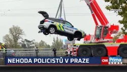 To zábradlí nemělo šanci: Expert popsal, proč auto s policisty v Praze skončilo ve Vltavě