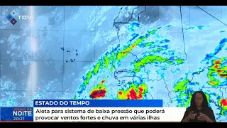 Alert for low-pressure system that could cause strong winds and rain on several islands