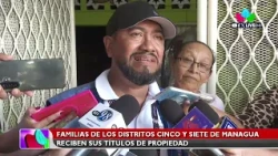1📜 Familias de Managua reciben títulos de propiedad y aseguran su patrimonio 🏠