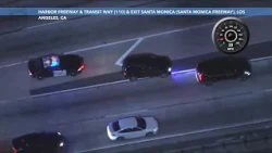 CHP officers chase driver in L.A.