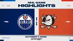 NHL Highlights | Oilers vs. Ducks - October 7, 2026