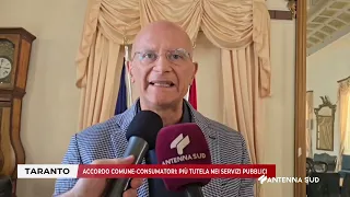 08/06/2026 - TARANTO - MUNICIPALITY-CONSUMER AGREEMENT: MORE PROTECTION FOR PUBLIC SERVICES
