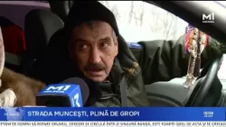 Trafic îngreunat pe strada Muncești: gropi adânci și reparații doar provizorii