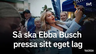 Busch-flörtandet inför valet: "Tidö är ett medel"