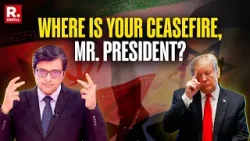 Арнаб представил наглядное доказательство того, что соглашение о прекращении огня, объявленное До...