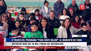 CINCO TV - MORE THAN 16,000 PAIRS OF GLASSES DELIVERED IN TIGRE TO SUPPORT STUDENT VISION HEALTH