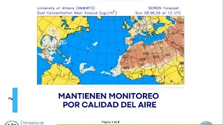 Sahara dust could reduce air quality in Guatemala