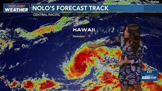 Tropical Storm Nolo holds, expected to turn northward, Hawaii County under hurricane watch