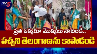 ముఖ్యమంత్రి సందేశాన్ని పాటించాలి.. Minister Konda Surekha at Vanamahotsavam | TV5 News