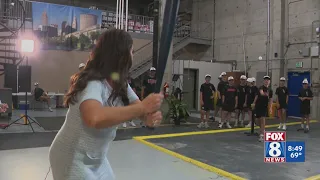 Warhawks boys baseball champs play whiffle ball with morning team