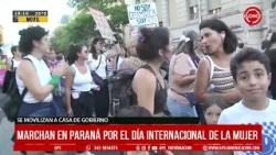 Marchan en Paraná por el Día Internacional de la Mujer-ELONCE-09/03/2026