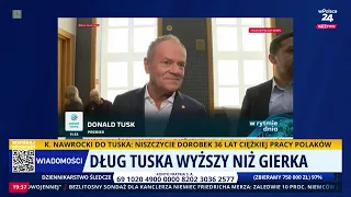 Dług Tuska wyższy niż Gierka