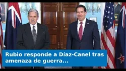 VIDEO: Rubio responde a Díaz-Canel tras amenaza de guerra de guerrillas: "No pienso mucho en lo que