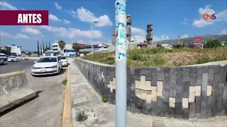 Evelyn Salgado supervisa rehabilitación de la glorieta del Tecnológico en Chilpancingo