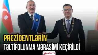 İlham Əliyevə 1-ci dərəcəli “Manas” ordeni təqdim edildi | APA TV