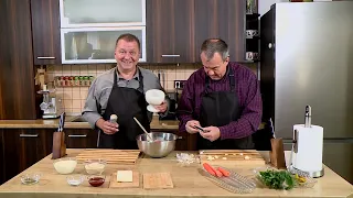 România în bucate: Pârjoale moldoveneşti cu cartofi piure şi dulceaţă de ardei iute @TVR Tg Mureş)