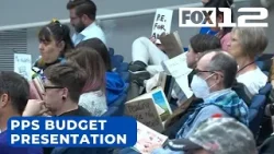 Staff, students protest PPS budget presentation amid looming cuts