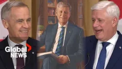 "Young man had promise": Former PM Harper talks about Carney at unveiling of his portrait