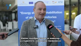 Почна големата реконструкција: студентските домови стануваат енергетски ефикасни