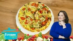 Открытый пирог – киш без муки | готовим с Адель