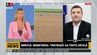 RADU MIRUȚĂ, DECLARAȚII ÎN EXCLUSIVITATE DESPRE DRONA DOBORÂTĂ