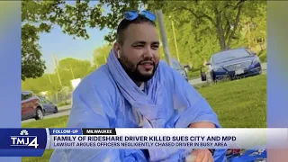 Family sues Milwaukee after rideshare driver killed in police chase