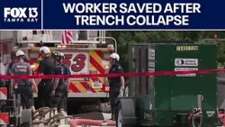 Construction worker rescued from trench in Safety Harbor